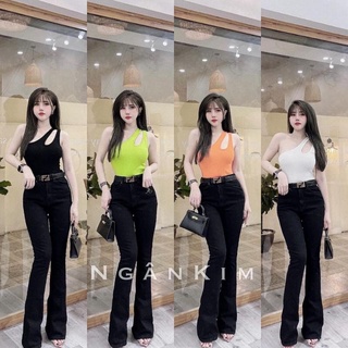 Áo phông cổ cheo khoen