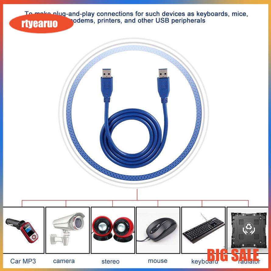 Dây cáp mở rộng Usb 3.0 Type A Male sang Type A Male dài 1m