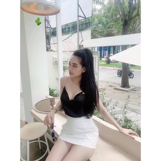 🍀Áo kiểu phi bóng dây xích sang chảnh xinh