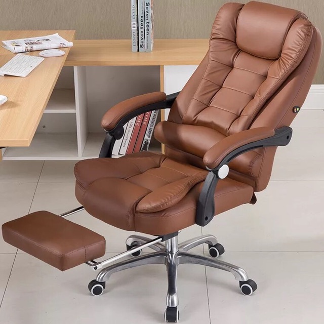 Ghế văn phòng ngả lưng massage kèm đôn gác chân B68