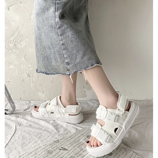DÉP QUAI HẬU NỮ MÀU BASIC TRẮNG HỒNG ĐEN CÁ TÍNH DÉP ĐI MÙA HÈ