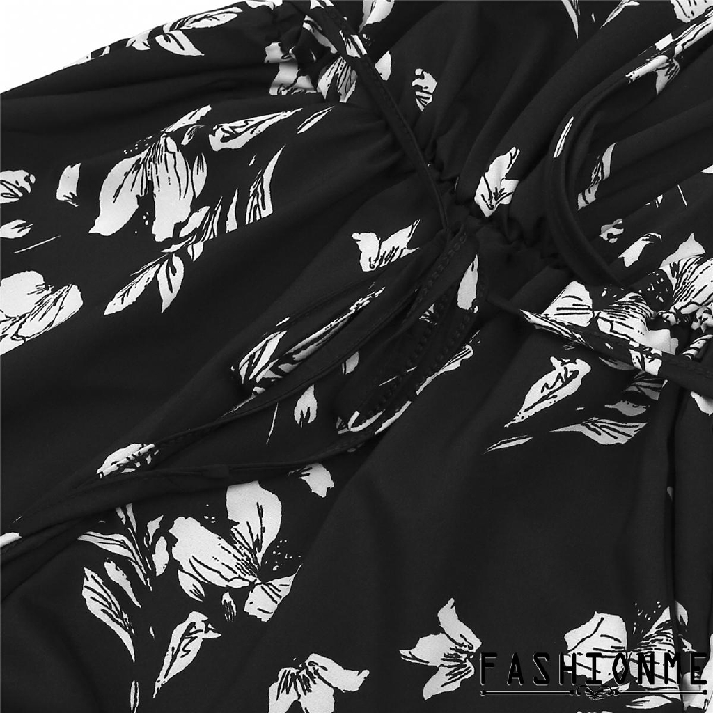 Áo liền quần không tay in họa tiết hoa/màu trơn phong cách Boho | BigBuy360 - bigbuy360.vn