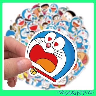Bộ 50 Miếng Dán Hình Doraemon Chống Thấm Nước