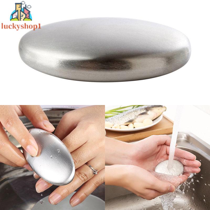 ❤❤❤(Hot products for family life)Stainless Steel Soap Odour Remover Kitchen Bar Hand Eliminating Odor Smell Chef Steel Soapcan