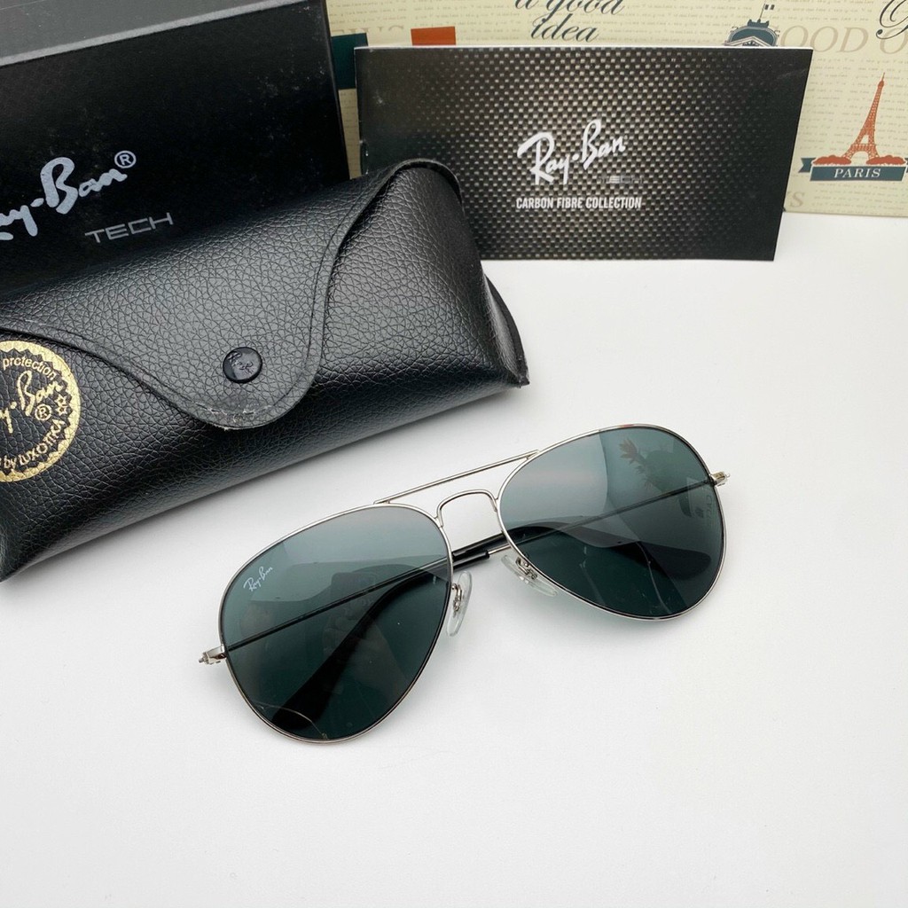 Mắt Kính Mát nam ray ban gấp, tròng thuỷ tinh, hàng đẹp, mẫu hot nhất năm - 3026