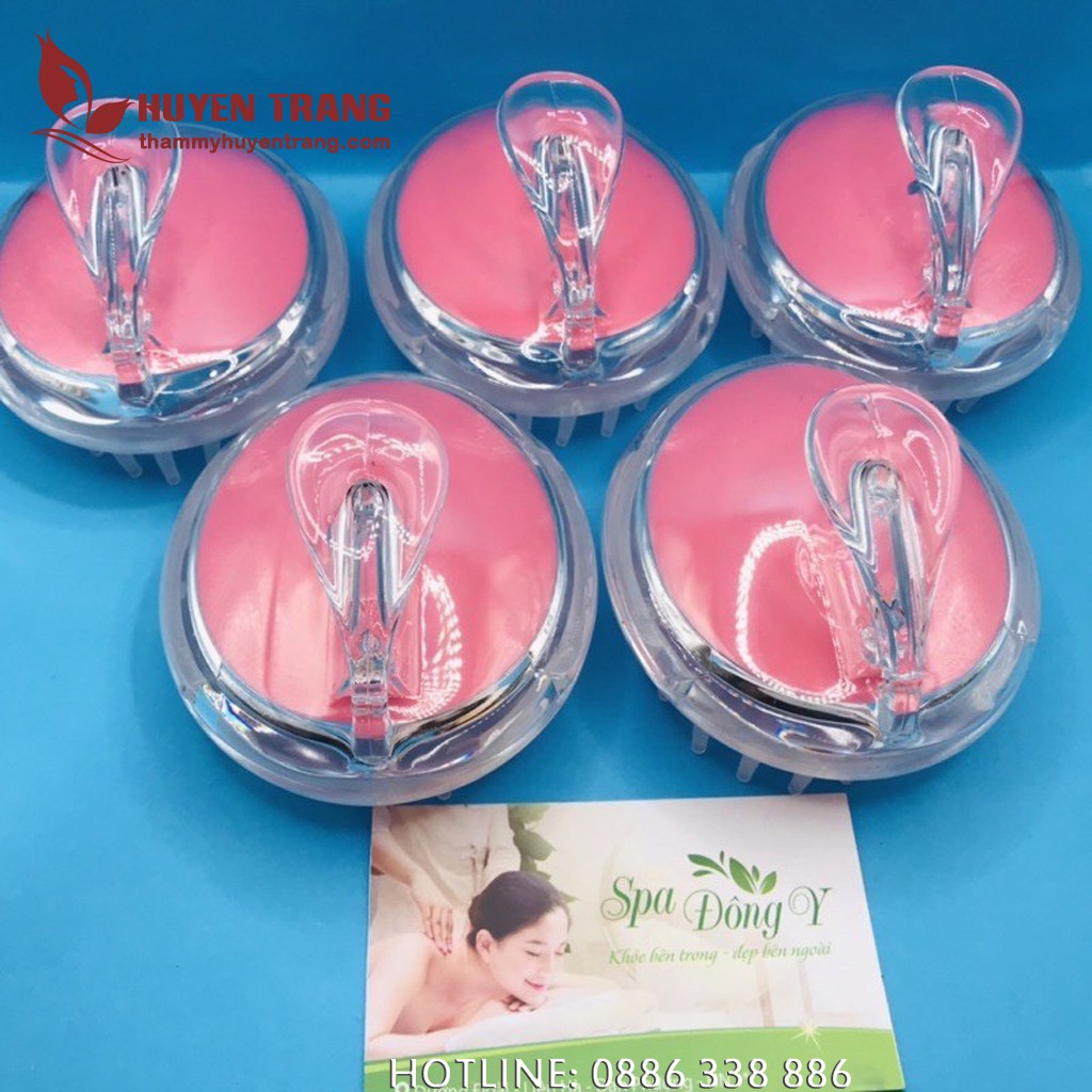 Lược Gội Đầu Silicon Dưỡng Sinh Massage Da Đầu Trong Spa Đông Y - Thiết Bị Y Tế Huyền Trang