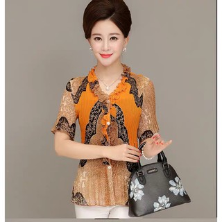 Áo voan dập ly big size