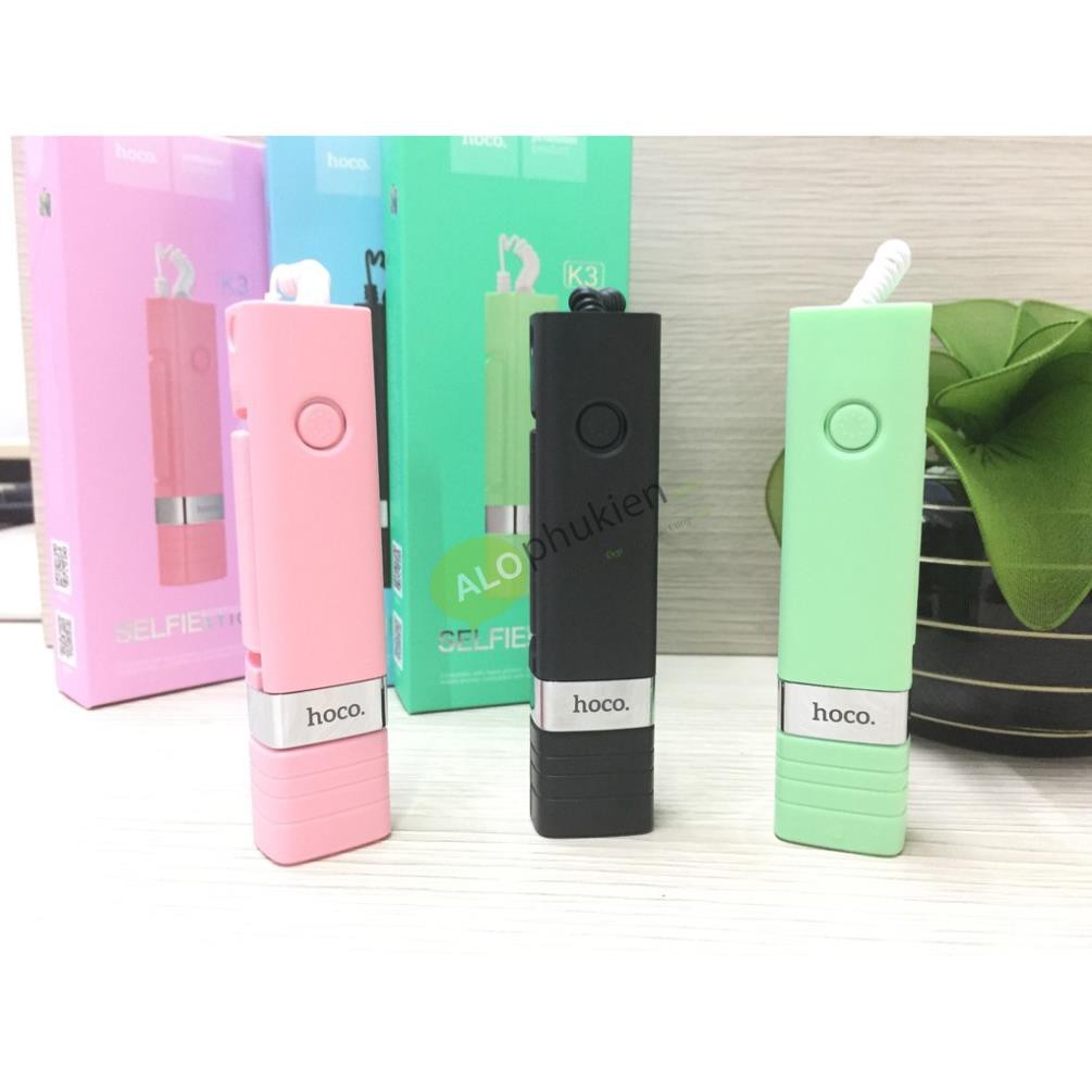 Gậy Chụp Hình Tự Sướng Hoco K3 Chính Hãng chắc chắn, Thép Không Gỉ | FullBox |