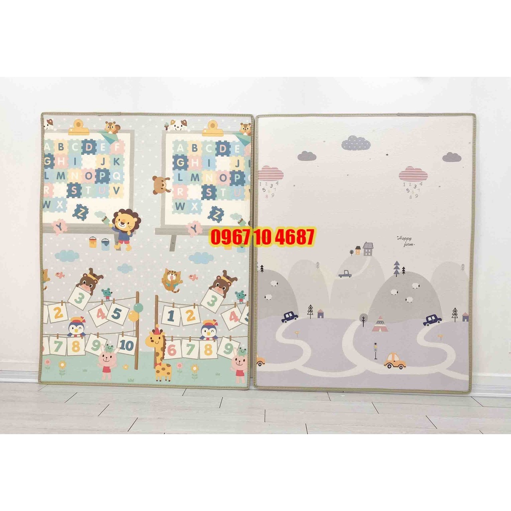 Thảm cuộn cho bé Umoo dày dặn, không mùi, không thấm nước