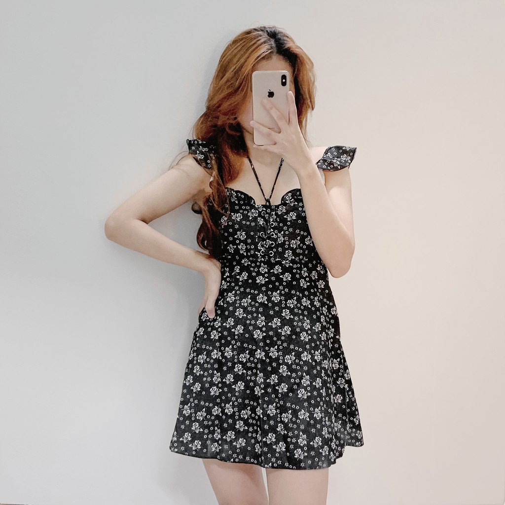 [CÓ SẴN] Fleur Dress - Đầm Ngắn Hoa Nhí Hai Dây Ulzzang Mùa Hè