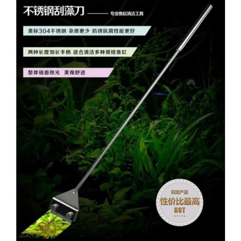 Dao cạo rêu mufan - vệ sinh - cạo rêu bể cá hồ thủy sinh