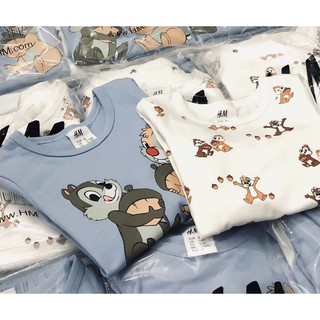 SET 2 BỘ THUN HÌNH SÓC BÉ TRAI HM