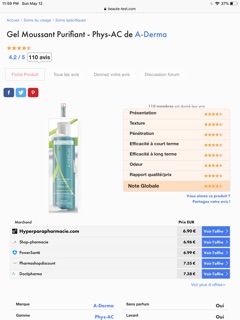 SỮA RỬA MẶT ADERMA