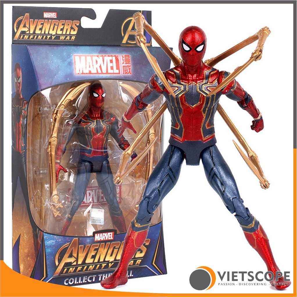 Mô hình người nhện Spider Man Avenger Infinity War Marvel - Có đế trưng bày