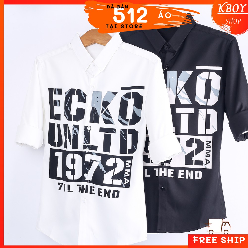 Áo sơ mi tay dài, Họa tiết Đọc lạ nổi bật, Không nhăn,xù, phai màu ,Hàng Quãng châu cao cấp ,Co giãn tối ưu - 2923 | BigBuy360 - bigbuy360.vn