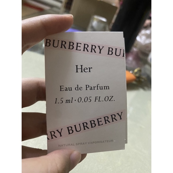Nước hoa nữ Burberry Her EDP vial 1,5ml