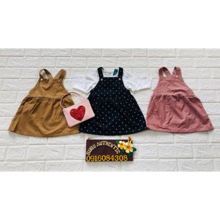 Set yếm & áo tay dài h&m auth