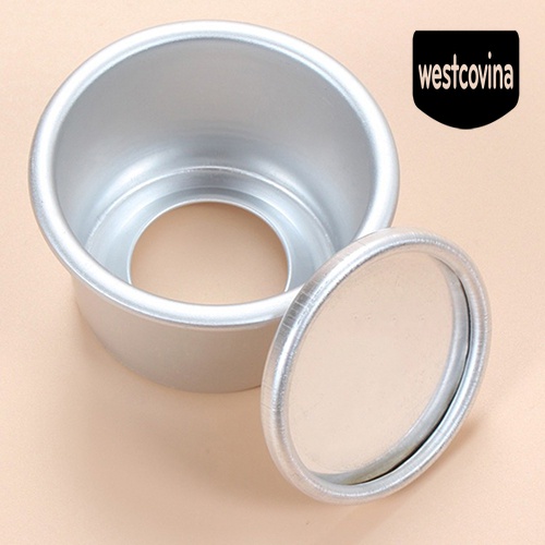 [Hot]☀ Khuôn Làm Bánh Hình Tròn 2.5inch Bằng Hợp Kim Nhôm Tiện Dụng