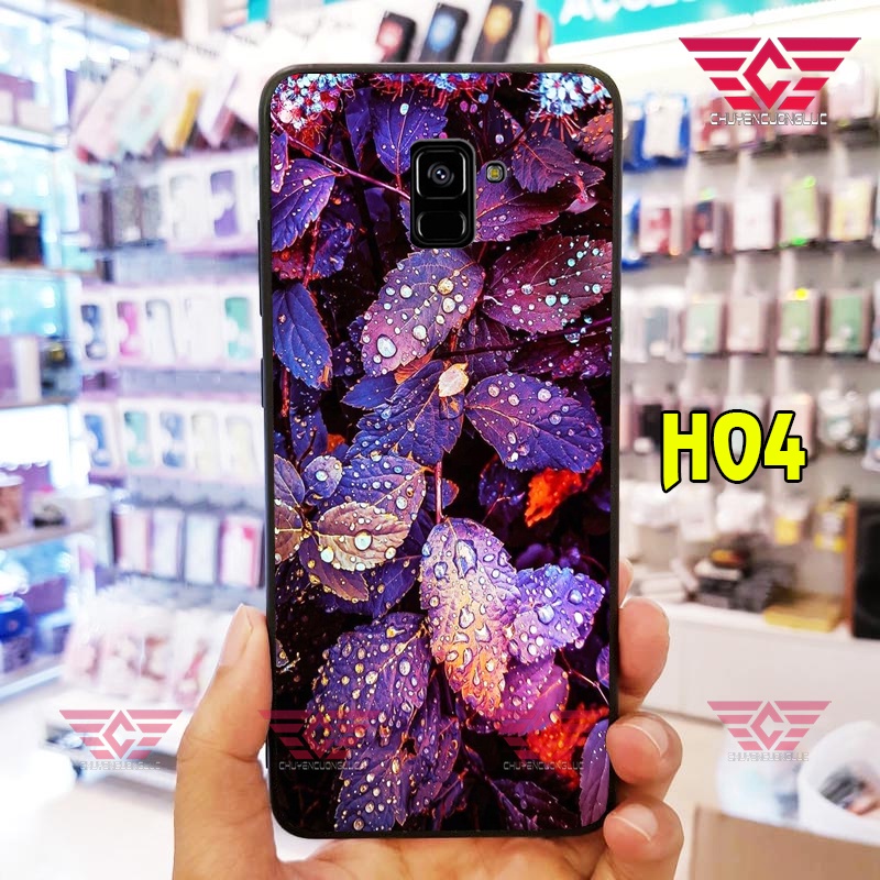 Ốp lưng samung J6, J6 PLUS, J8,A6, A6 PLUS, A8, A8 PLUS hoa lá 2022 cực đẹp
