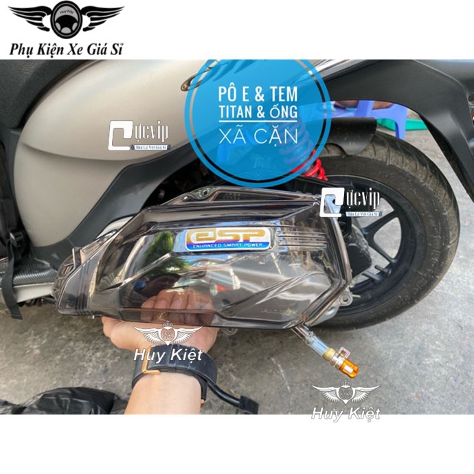 Ống Xả Cặn Kiểng Pô E Sử Dụng Cho Xe Vario + Vision + SH + SH Mode + PCX + NVX + Air Blade