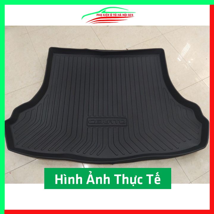Thảm nhựa lót cốp Cerato 2016-2018 nhựa dẻo dày dặn đàn hồi tốt