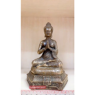 Tượng đồng Phật thích ca mâu ni cao 22 cm