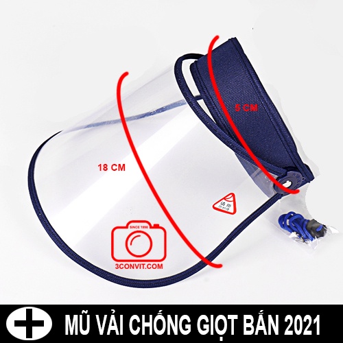 Nón vải chống giọt bắn tiện dụng