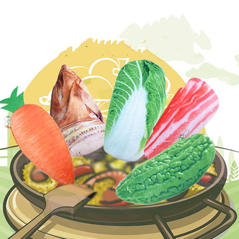 Túi đựng bút thiết kế hình rau củ nhồi bông xinh xắn sáng tạo