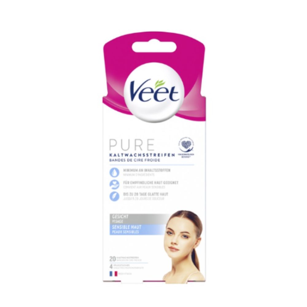 Tẩy lông mặt Veet, Wax Ria Mép, Miếng dán wax lông Veet - Shop Dalavii