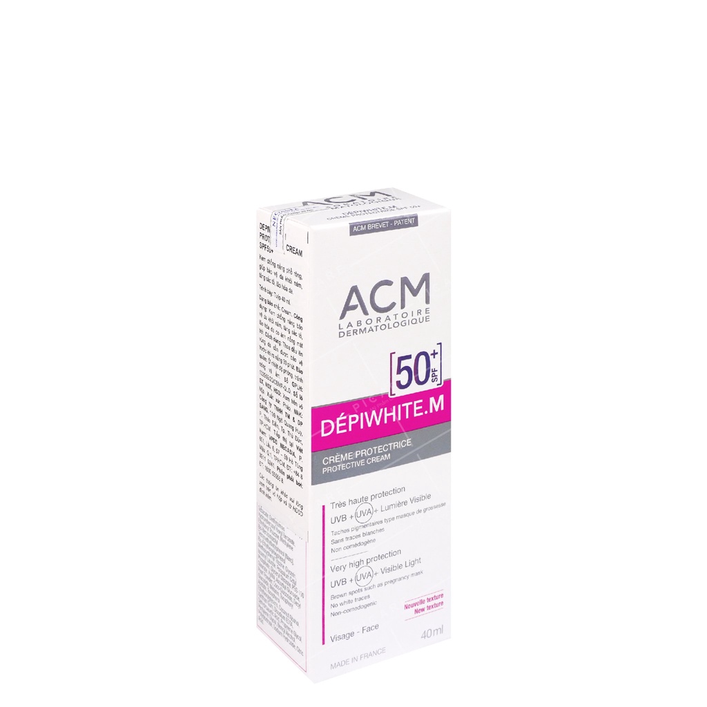 Kem chống nắng giảm nám & sạm da ACM Depiwhite M Protective Cream SPF50+ 40ml