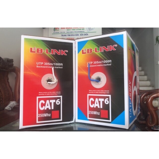 Dây Mạng Lb-link Cat6 UTP CCA - Dây Màu Xanh Hoặc Trắng