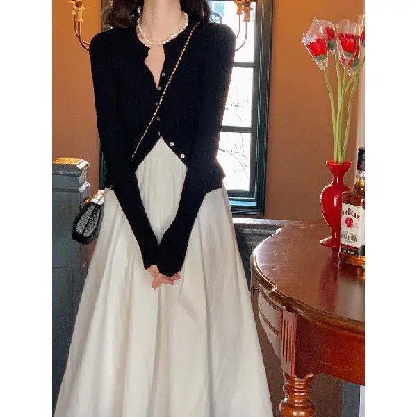 Chân váy vintage cổ điển midi nữ xếp ly cạp chun sau Hàn Quốc form to có BIGSIZE V22