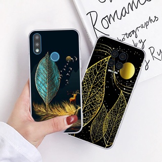 Ốp Vsmart đủ dòng Aris/Active/Joy/Live/Bee/Star|1/2/3/4/5/Plus/Pro dẻo trong SIÊU BỀN HÀNG LOẠI 1 hình chiếc lá mạ vàng