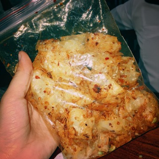 BÁNH TRÁNG MUỐI NHUYỄN HÀNH PHI SATE