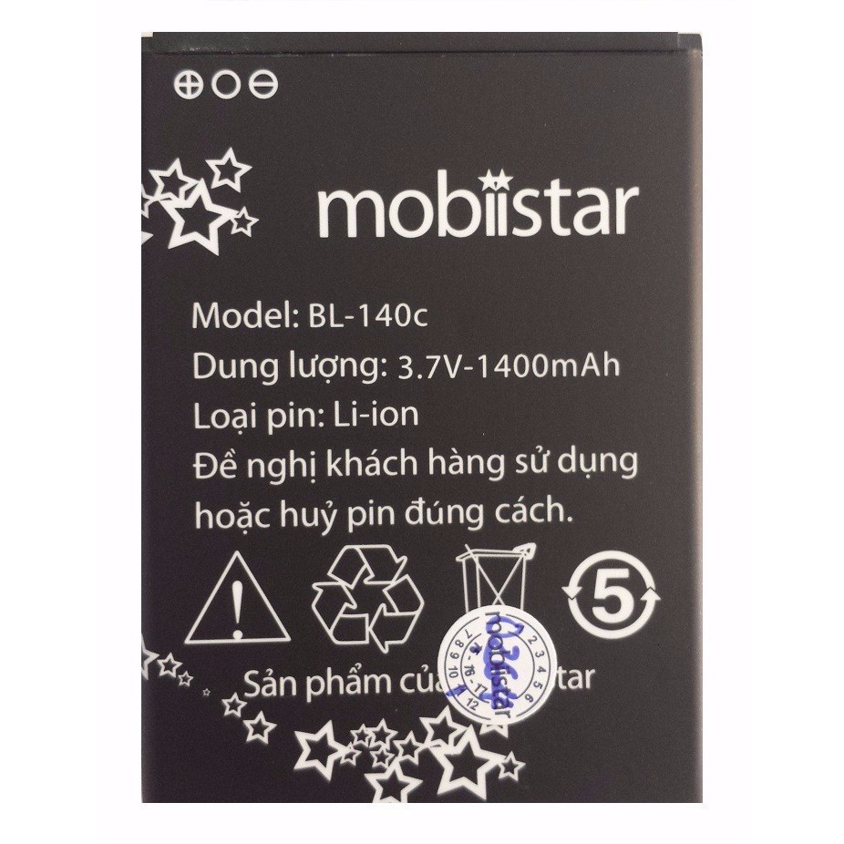 Pin dành cho điện thoại Mobiistar BL-140C cảm ứng