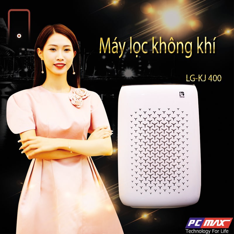 Máy Lọc không khí Air Purifier công suất 65W LGtech LG-KJ400 - Hàng Chính Hãng