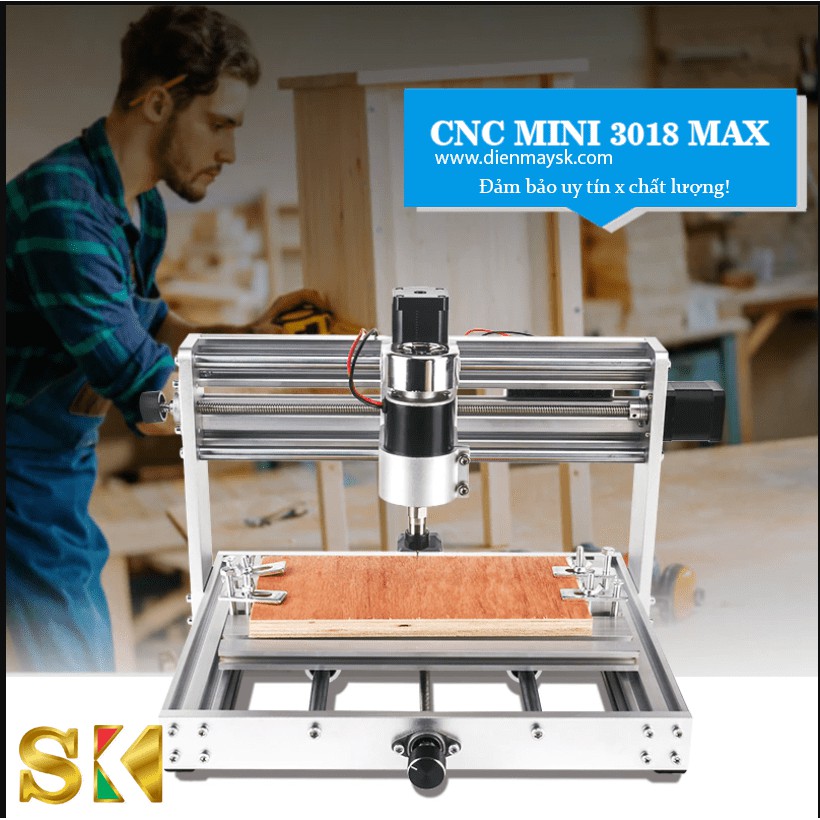 Máy khắc CNC Laser mini 3018 Max | Chính hãng x chất lượng + Hướng dẫn sử dụng