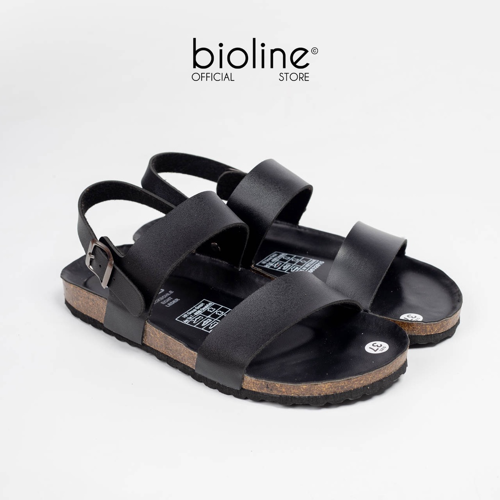 PU15 - Dép sandal đế trấu BIRKEN Unisex xăng đan quai hậu học sinh chính hãng BIOLINE