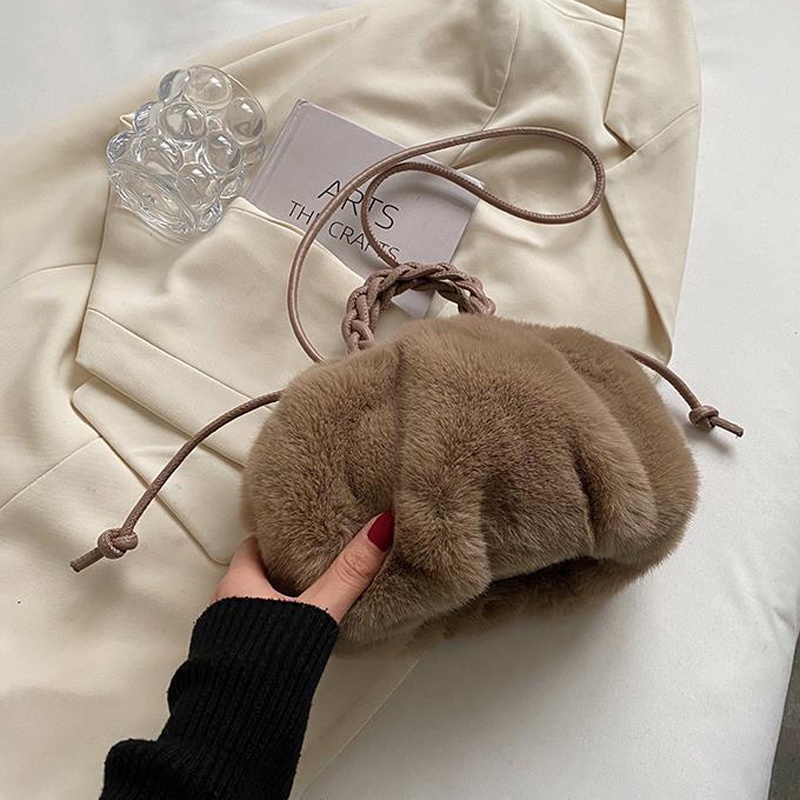 Túi Đeo Vai Bằng Vải Bông Thiết Kế niche Thời Trang Cho Nữ