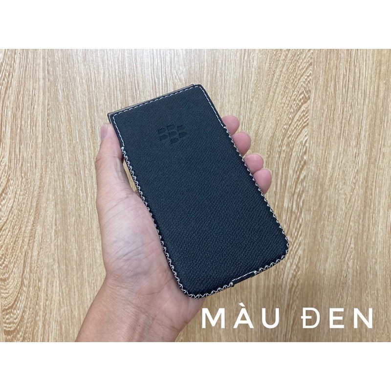 Bao da điện thoại BlackBerry KeyOne Chất liệu da Dê thảo mộc- Màu Nâu