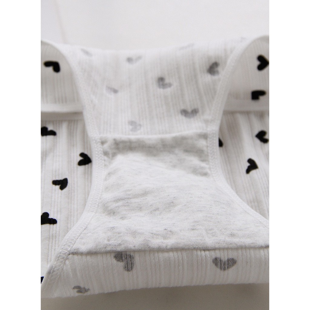 Hộp 5 quần lót nữ dễ thương len tăm cotton thun lạnh kháng khuẩn quà tặng ý nghĩa DOLLYSECRET QL042
