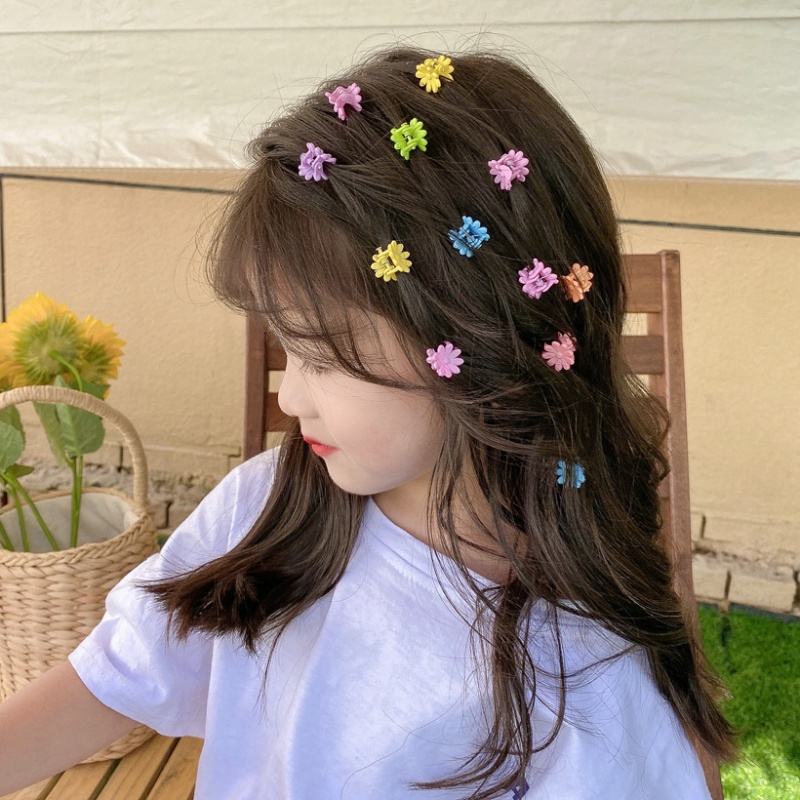 Kẹp Tóc Mini Màu Sắc Đặc Biệt Phong Cách Hàn Quốc Cho Bé Gái