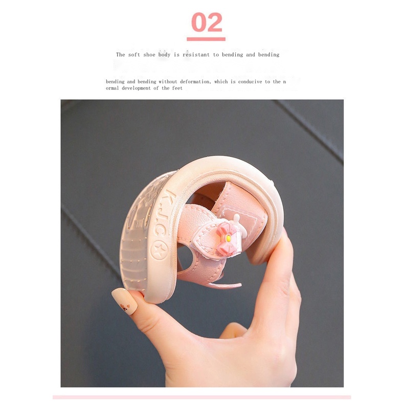 Xăng đan Đế Mềm Chống Trượt Kiểu Công Chúa Dành Cho Bé Gái 2022