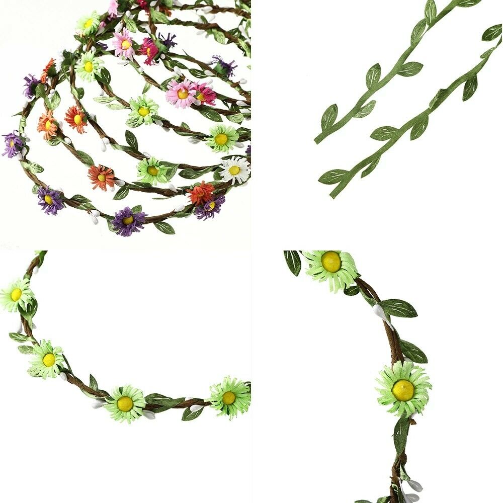 Băng Đô Cài Tóc Hình Vòng Hoa