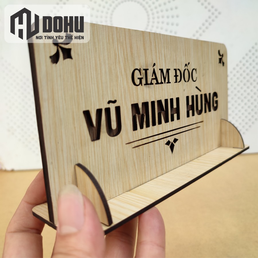 Bảng Tên Giám Đốc, Bảng chức danh, Biển chức danh Bằng Gỗ