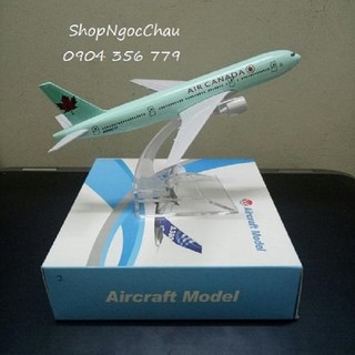 Mô hình máy bay tĩnh Air Canada_B777-200 (16cm)