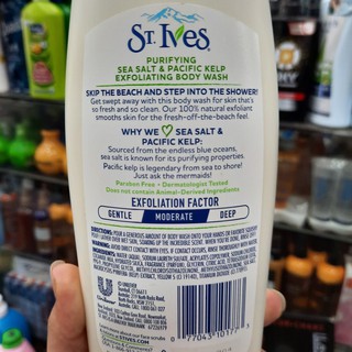 Sữa Tắm St. Ives Muối Biển 400ml