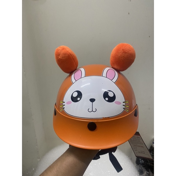 Nón bảo hiểm em bé có kiếng + nón em bé mũi nhựa abs cao cấp ( hình shop tự chụp)
