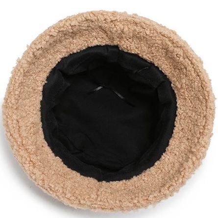 Mũ lông cừu bucket, nón tai bèo retro phong cách hàn quốc giữ ấm thu đông ulzzang