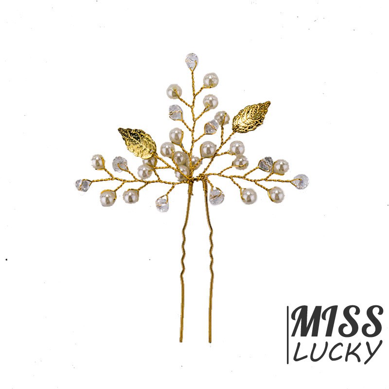 Set 2 trâm cài tóc kiểu dáng thời trang thanh tú cho nữ